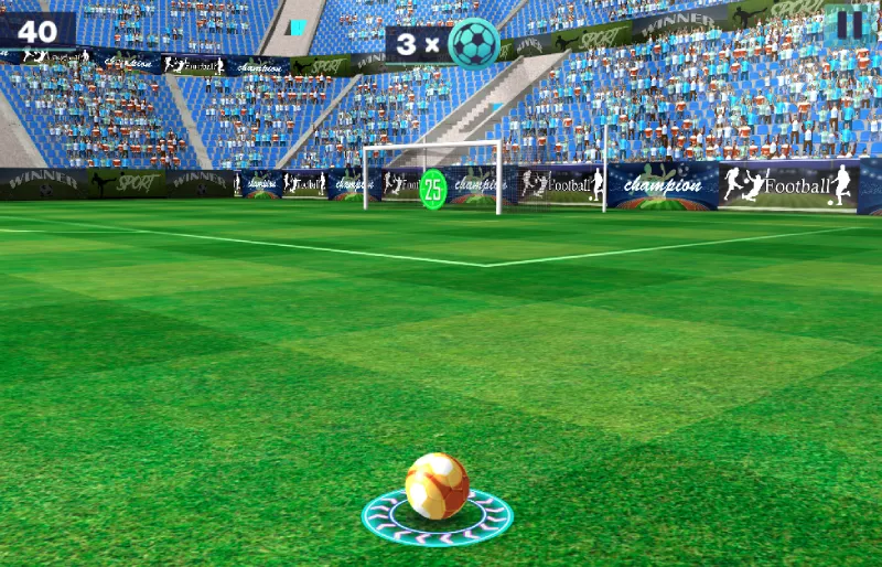 Jogo de futebol, bater faltas jogo, Pro Kick Soccer, joguinho de