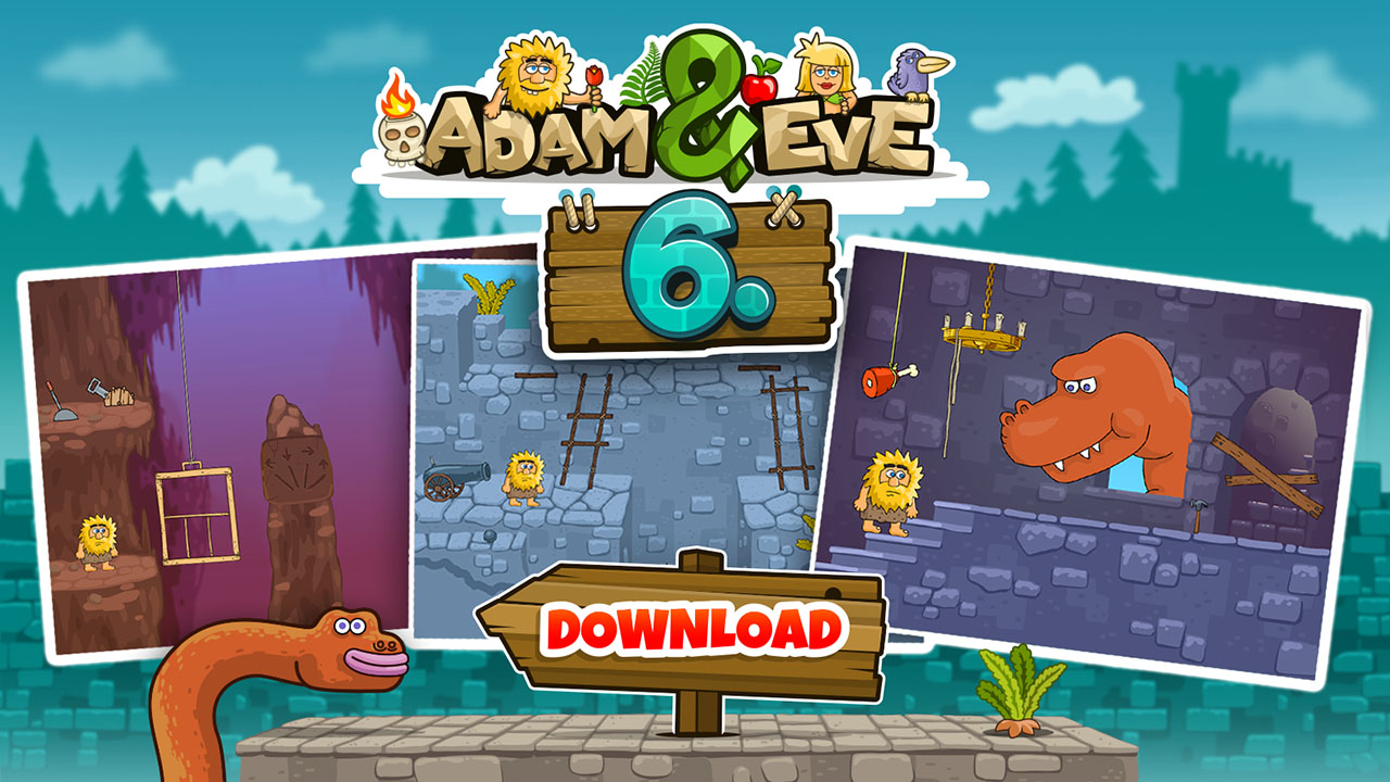 Adam and Eve 6 🕹️ Jogue Grátis no Play123