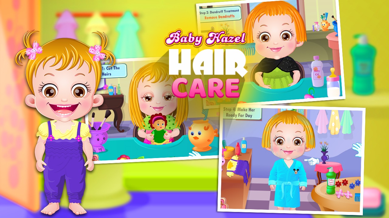 Jogos de Baby Hazel Corta Cabelo no Meninas Jogos