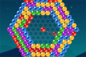 Bubble Around é um jogo de estourar bolhas com um toque diferente