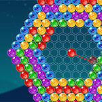 Bubble Around é um jogo de estourar bolhas com um toque diferente