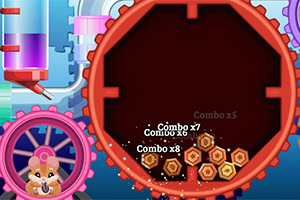 Combine 3 itens iguais girando a roda
