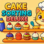 Cake Sorting Deluxe Cake Sorting Deluxe é um jogo de quebra-cabeça divertido e relaxante que testa suas habilidades de organização!