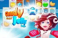 Jogue Menino Vermelho Azul Menina Candy World jogo online grátis
