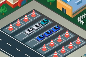 Disponha os carros conforme a cor