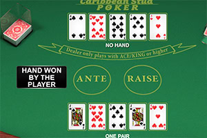 Jogue poker rápido contra a banca!
