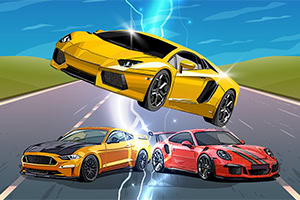 Compre os carros e veja-os correr nas pistas!