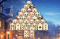 Aproveite um desafio natalino de Pyramid Solitaire para o Natal