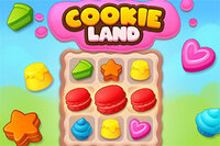 Entre em Cookie Land, a aventura Match 3 mais doce!