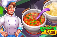 Cozinha e serve refeições deliciosas