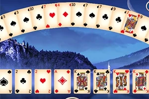 Jogue Crescent Solitaire online de graça em