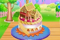 Jogos de Cozinhe e Decore um Bolo de Princesa no Meninas Jogos