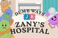 Visite o colorido Hospital Dumb Ways com o Dr. Zany e explore três áreas de