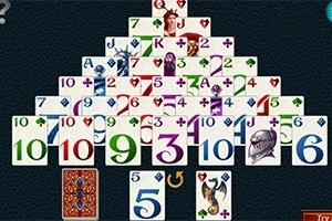 Pyramid Solitaire - Jogue Pyramid Solitaire Jogo Online