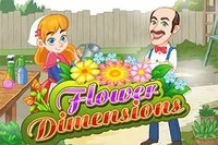 3D jogo de Mahjong com flores