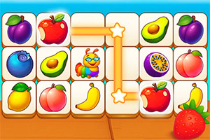Fruit Connect 3 é um colorido jogo de quebra-cabeça de combinar peças, repleto de frutas suculentas