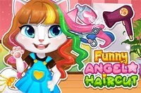 Jogos de Cabeleleira: Jogos de Cabeleleira - Corte de Cabelo da Barbie