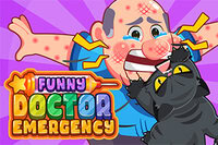 Trata emergências divertidas e faz os pacientes sorrir em Funny Doctor Emergency