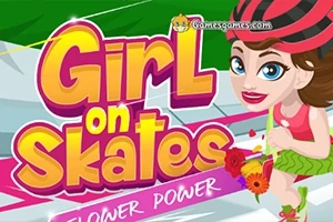 Girl on Skates: Flower Power