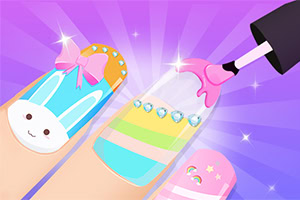 Girls Fun Nail Salon é um divertido jogo de transformação