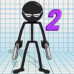 Em Gun Fu, você é um Stickman cercado de inimigos por todos os lados