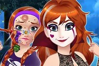 Arrume a Anna do Frozen para uma noite de Halloween inesquecível