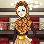 Nesta sala você será capaz de escolher um hijab ao seu gosto