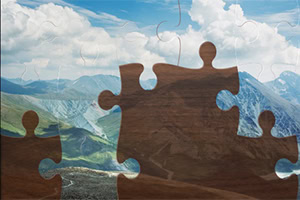 Você encontra uma grande coleção de quebra cabeças legais em vários temas