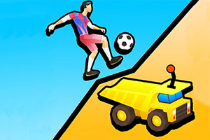 Kick and Ride é um jogo de quebra-cabeça baseado em física, com dois modos de jogo