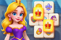 Entre no mágico Reino Real em Kings & Queens Mahjong!