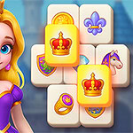 Entre no mágico Reino Real em Kings & Queens Mahjong!