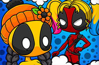 Lady Pool convida você para uma animada aventura de moda