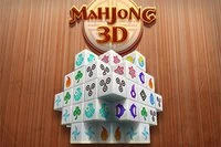 Encare esta versão 3D do puzzle Mahjong