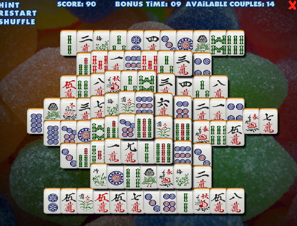 Mahjong Solitaire: Blocos