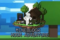 Mineblock Hook Adventure é um divertido jogo de física com bola, onde seu