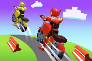 MOTO SPACE RACING: 2 PLAYER - Jogue Grátis Online!