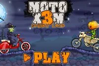 Moto X3m Spooky Land é um jogo de corrida de motos emocionante!