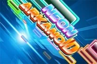 Jogo divertido de Arkanoid em estilo Neon