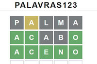 Palavras 123 - Wordle em português