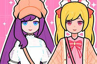 Cria visuais adoráveis em Paper Doll Diary: Chibi Dolls