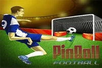 Jogue pinball com bolas de futebol