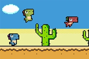 Pixel Dino Run: Jogue Pixel Dino Run gratuitamente