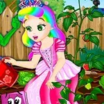 Ajude a Princesa Juliet a salvar o jardim depois que o trol o destruiu