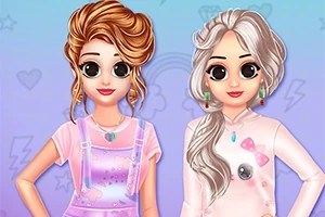 Princesses Tie Dye Fashion em Jogos na Internet