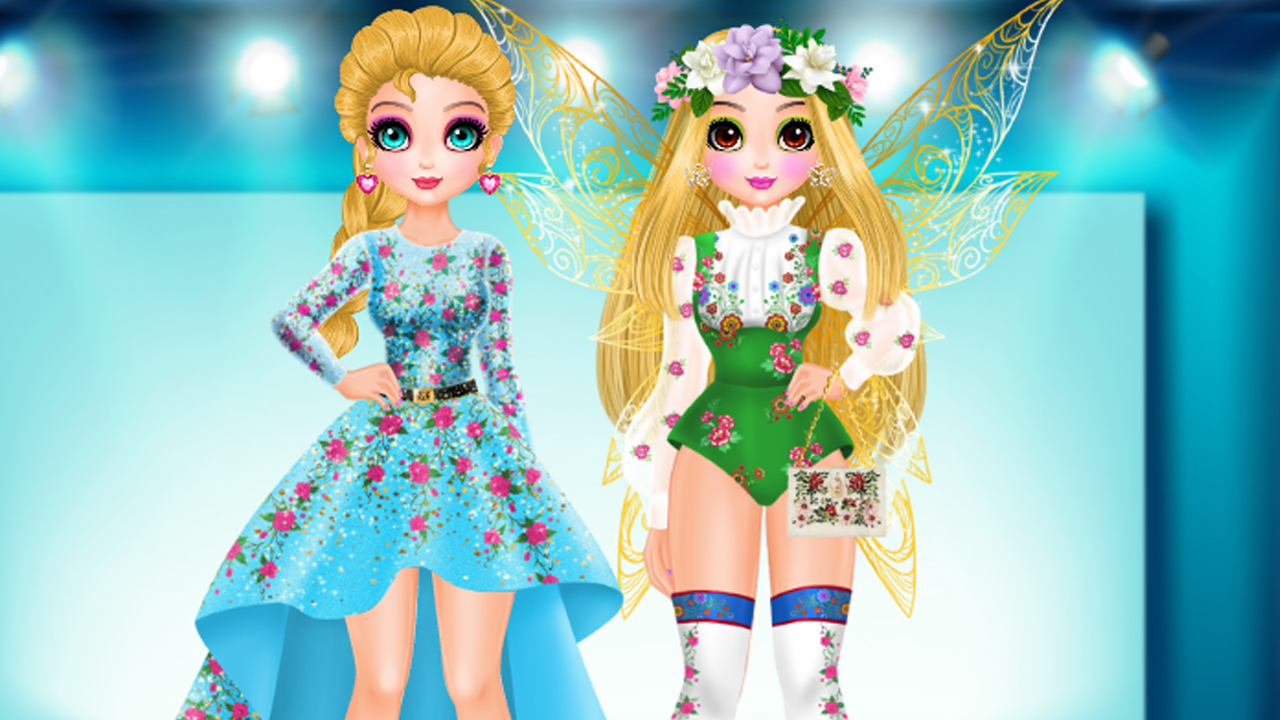 Princess Fashion Dress Up 🕹️ Jogue no Jogos123