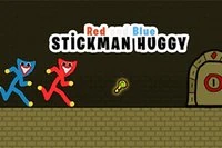 Red and Blue Stickman Huggy