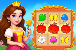 Royal Garden Match é um belo jogo match-3 inspirado em jardinagem e paisagismo
