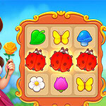 Royal Garden Match é um belo jogo match-3 inspirado em jardinagem e paisagismo