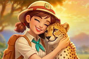 Desfruta de uma aventura safari mahjong solarenga