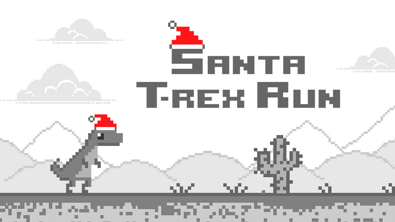 Santa T-Rex Run 🕹️ Jogue Santa T-Rex Run no Jogos123